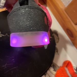 Flashlights 🔦 colors sneakers size 3 big kids speckles silver black pink NWOT